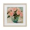 Stupell Industries Pink Roses in Green Vase Framed Print Under Glass, design by Gina Kelly